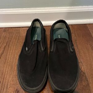 Vans Men's Classic Black Slip-On Loafers
